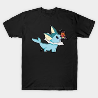 Aqua butterfly T-Shirt